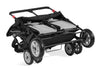 Gaggle Quad Sport - 4 Child Stroller (Grey/Black) with FREE rain cover.