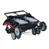 Foundations Quad Sport - 4 Child Stroller (Red/Black) with FREE rain cover.