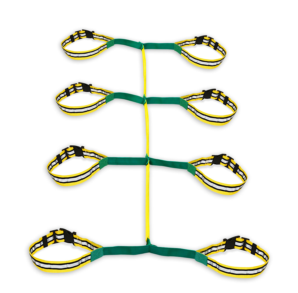 Walkodile® Safety Web (8 child), Children's Walking Rope, Kids Safety Walking Harness. With Free Learning Games for Walks Guide!