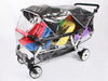 Familidoo 6 Seat Stroller – Multicolour + FREE Rain Cover