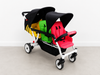 Familidoo 3 Seat Stroller – Multicolour + FREE Rain Cover