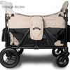 Petit Wagon Weebus 4 Seat Nursery Stroller – Beige/Black