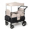 Petit Wagon Weebus 4 Seat Nursery Stroller – Beige/Black