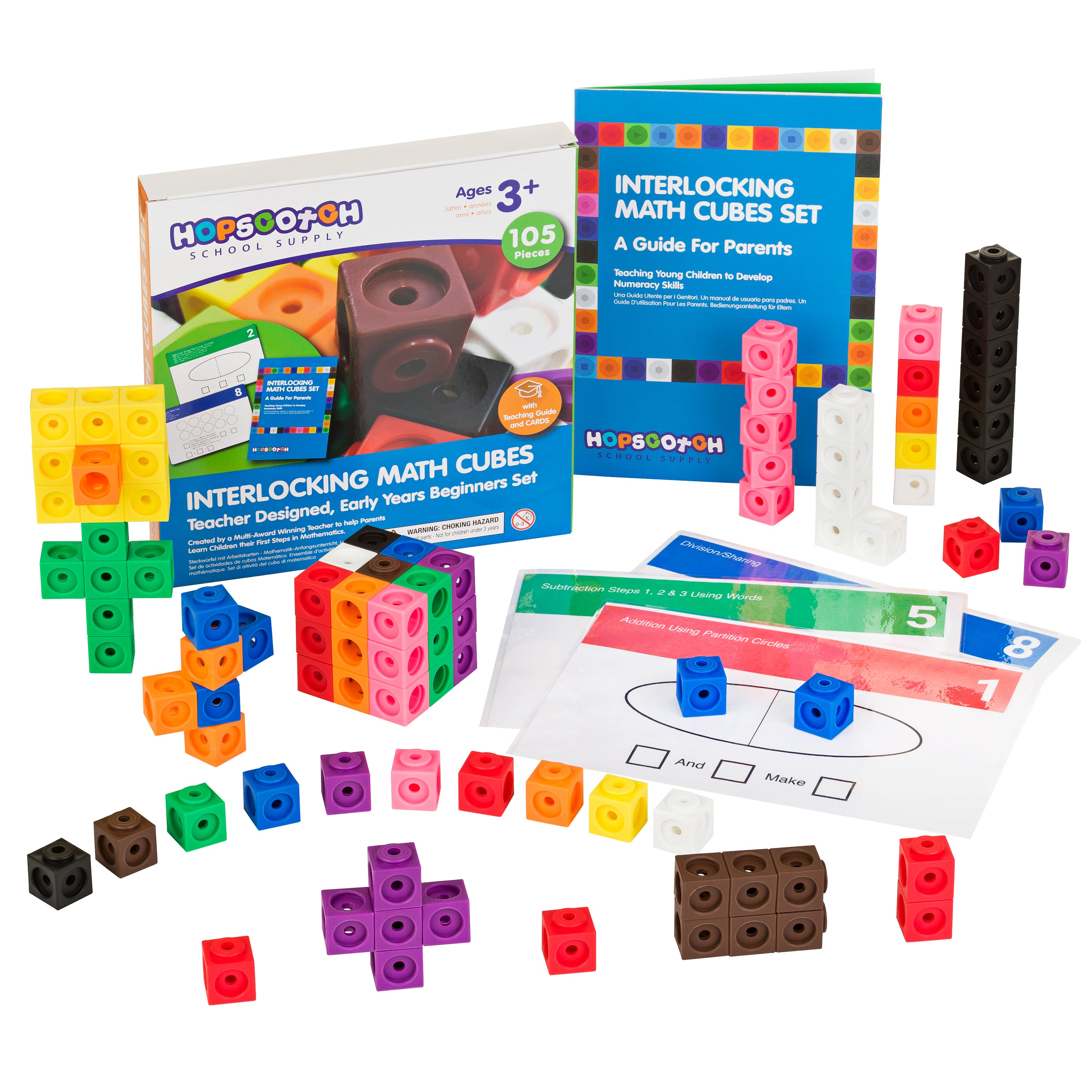 Math Cube Go Math GREAT FOR HOME LEARNING - Maths Cubes Set, 109 Pieces | Hopscotch ...