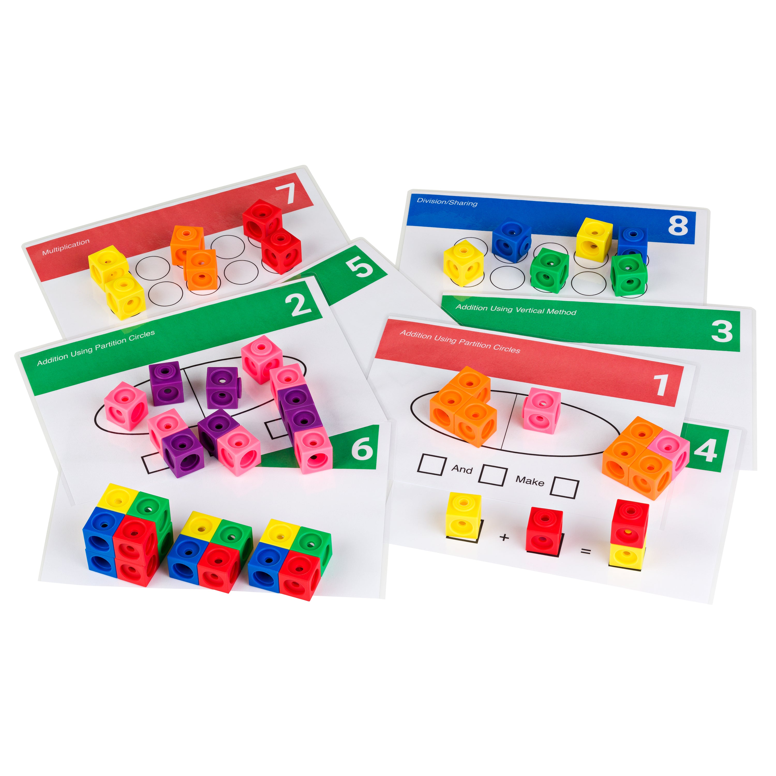 GREAT FOR HOME LEARNING - Maths Cubes Set, 109 Pieces | Hopscotch ...