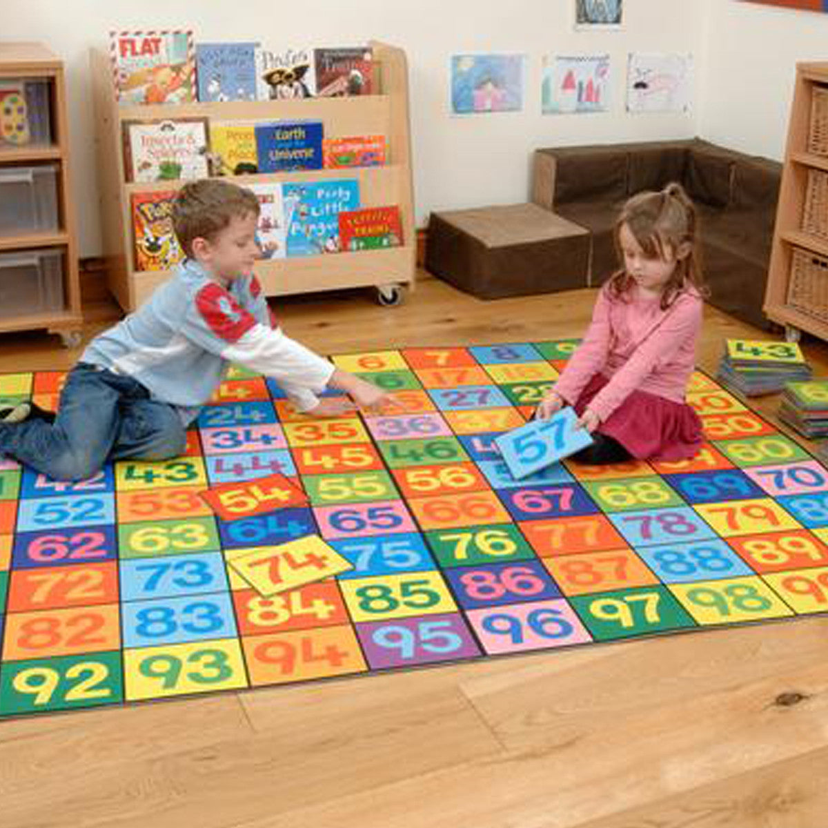 Childrens number mat for early years & primary schools | Hopscotch ...