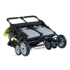 Foundations Quad Sport - 4 Child Stroller (Lime/Black) with FREE rain cover.