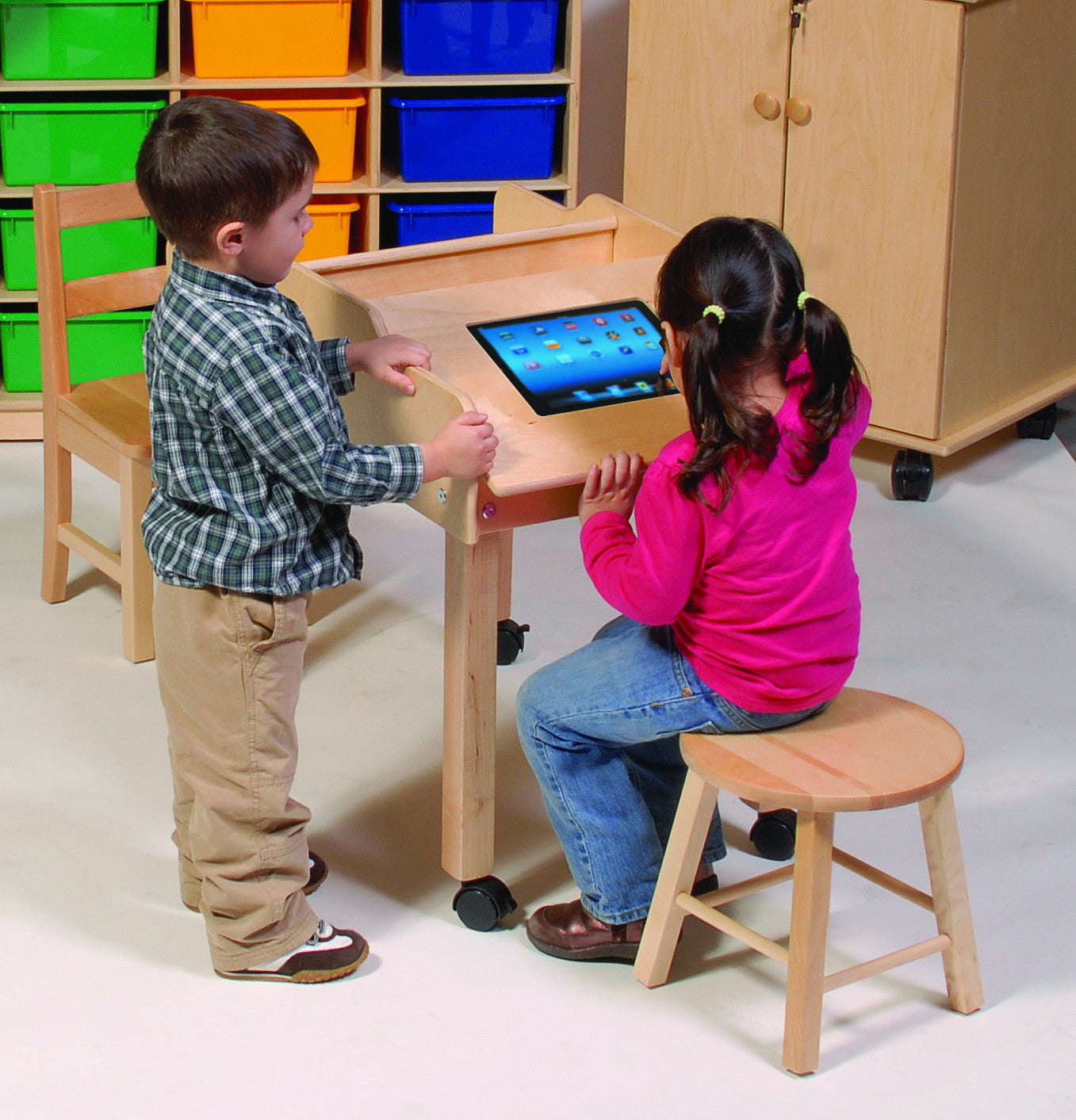 Techguy Table Technology Table - Double | Hopscotch School Supply