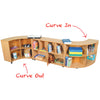 Beech - Quarter Round Unit – Curve Out