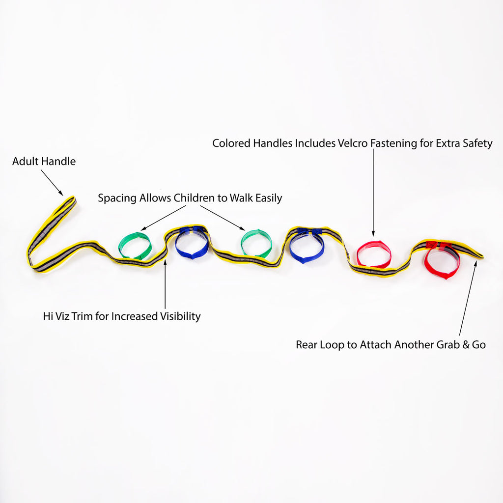 Grab & Go Children's Walking Rope, Evacuation Rope - 6 Child ...