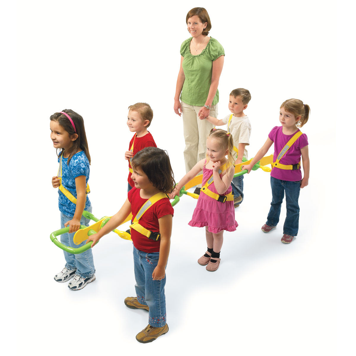 Corde de marche Walkodile Safety Web, harnais de randonnée, 6 enfants