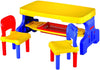 Large Picnic Table with Lego Top and 2 Chairs