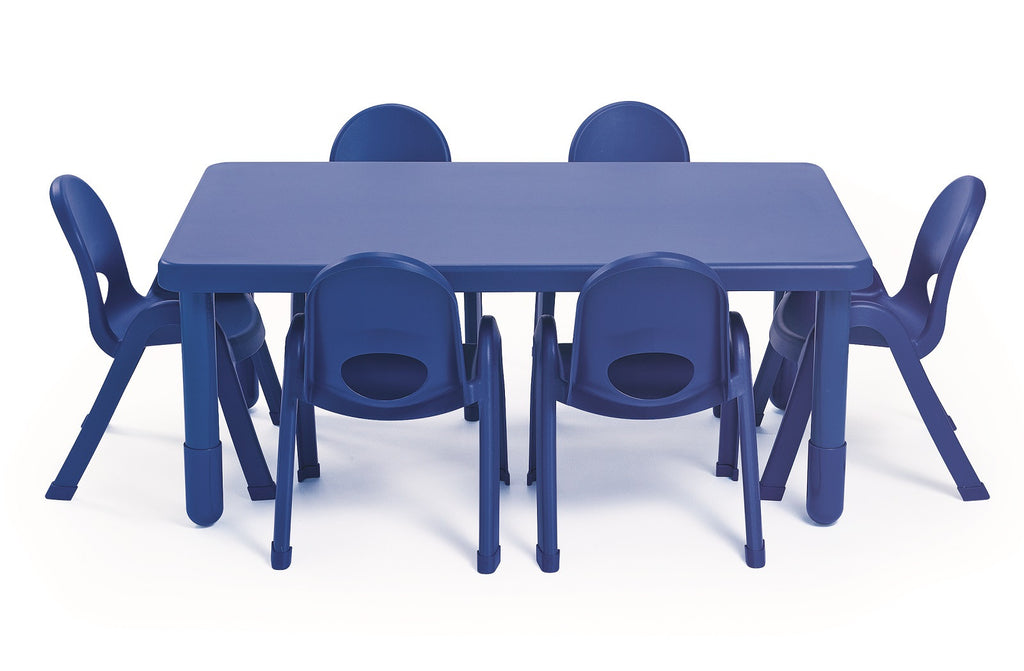 Value Table Blue (Rectangle) - 56cm