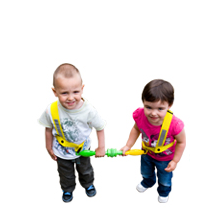 Walkodile® Duo (2 child) - with Free Learning Games for Walks Guide!